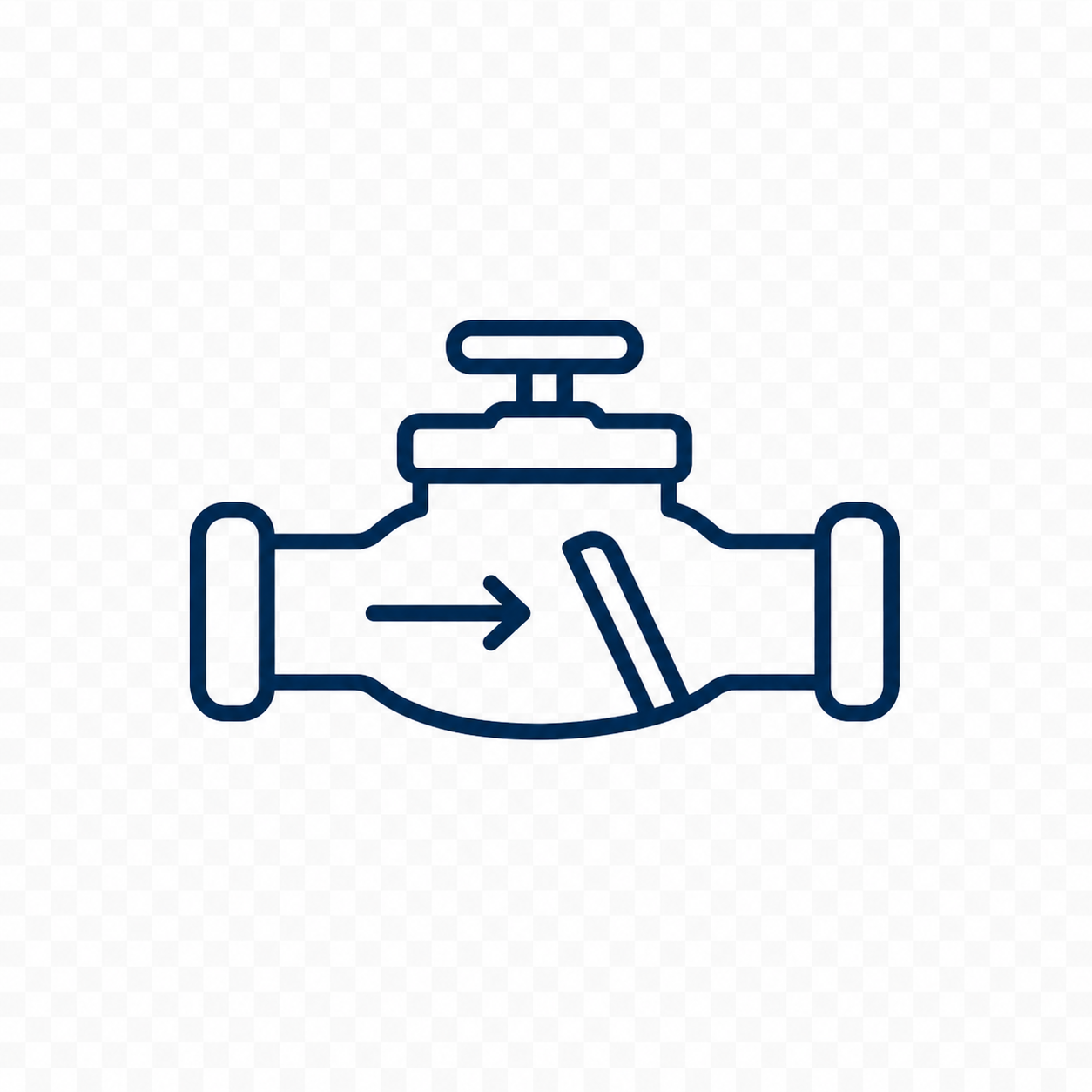 Backflow prevention icon