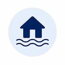 Flood exposure icon