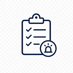 Emergency planning icon