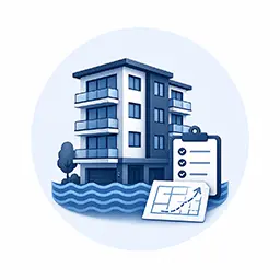 Strata flood planning guide icon